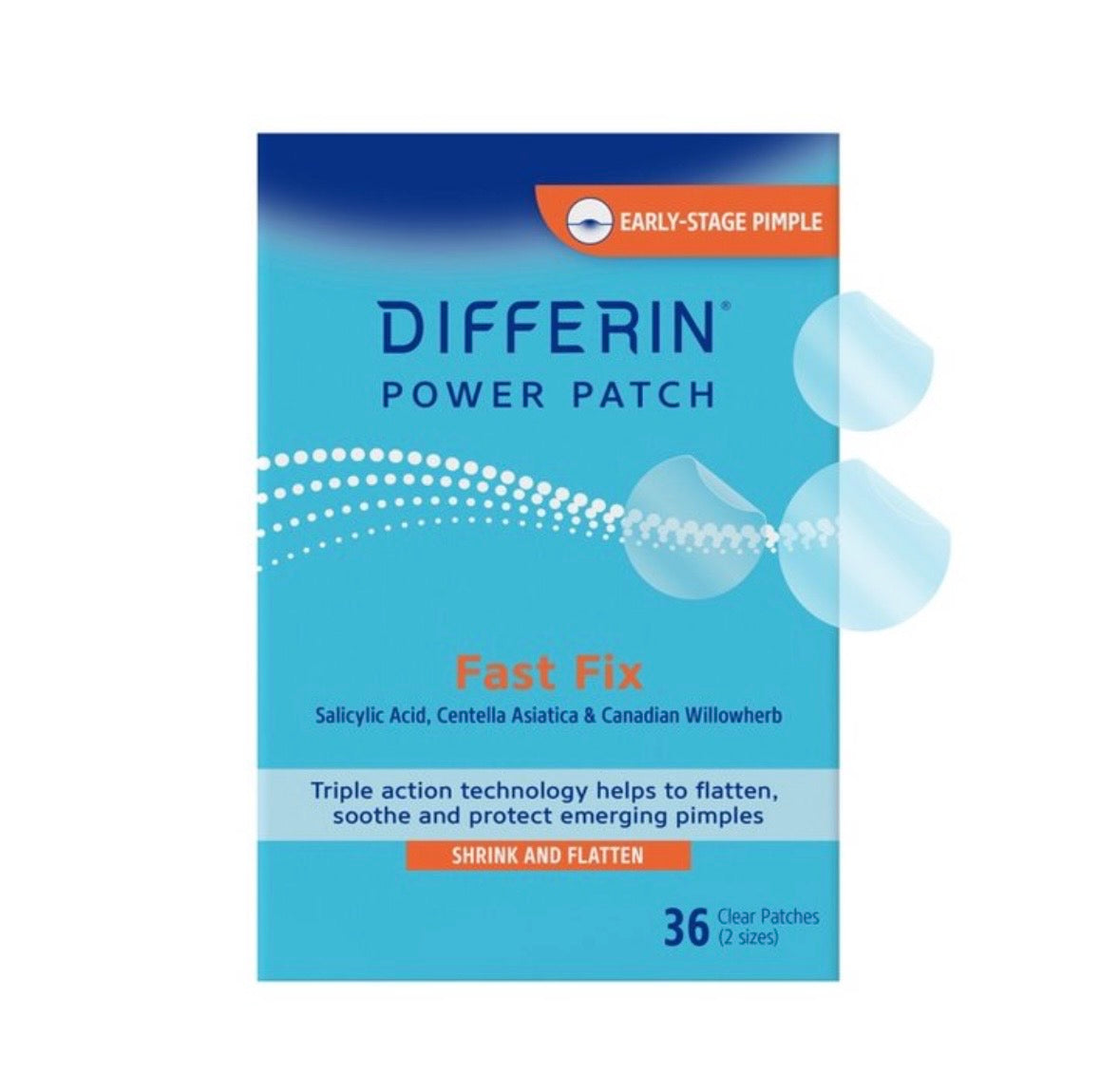Differin Fast Fix Salicylic Acid Pimple Patches for Emerging Acne