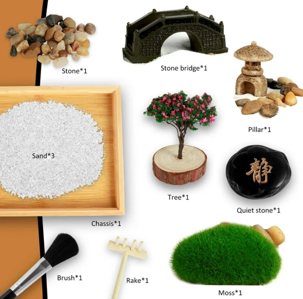 Zen Garden Mini Desktop Kit Meditation