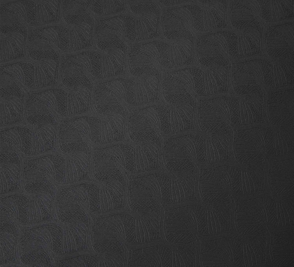 Premium Black Yoga Mat, Non-Slip Textured Surface, Extra Thick Exercise Mat for Fitness, Pilates, Workout